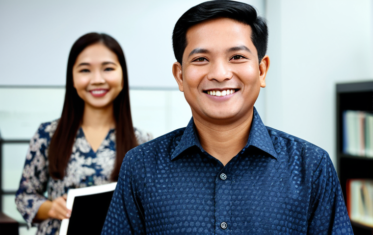 **

"A confident Malaysian lawyer, male or female, in a modern office setting. The lawyer is smartly dressed in a baju kurung or a batik shirt, appropriate for a professional setting in Kuala Lumpur. They are smiling slightly, exuding competence and trustworthiness. Behind them is a blurred background of legal books and awards, hinting at their expertise.  The overall tone is professional and approachable, aimed at attracting potential clients.  Safe for work, appropriate content, fully clothed, professional, modest, family-friendly, perfect anatomy, correct proportions, natural pose, well-formed hands, proper finger count, natural body proportions, professional photography, high quality."

**